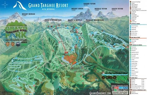 Grand Targhee Summer Trail Map
